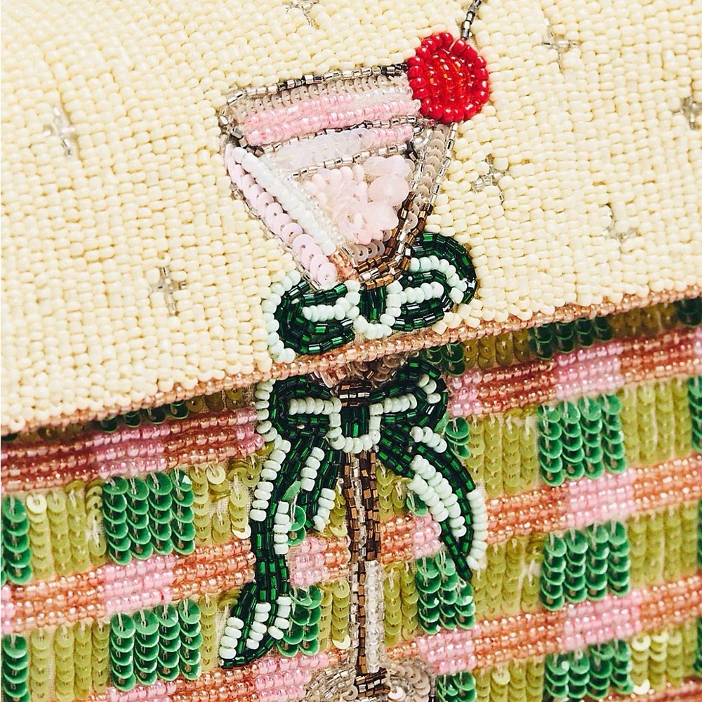 New Anthropologie - The Fiona Beaded Bag: Food & Drink Edition View 4